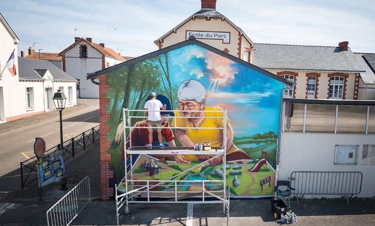 La fresque a été inaugurée le 24 juillet 2026.